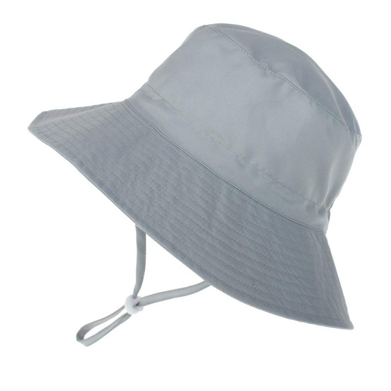Sarfel Baby Sun Hat Summer Baby Boy Hats UPF 50+ Sun Protection Toddler Hat Bucket for Baby Girl Adjustable Kid Cap Gray 6-24 Months - Image 1